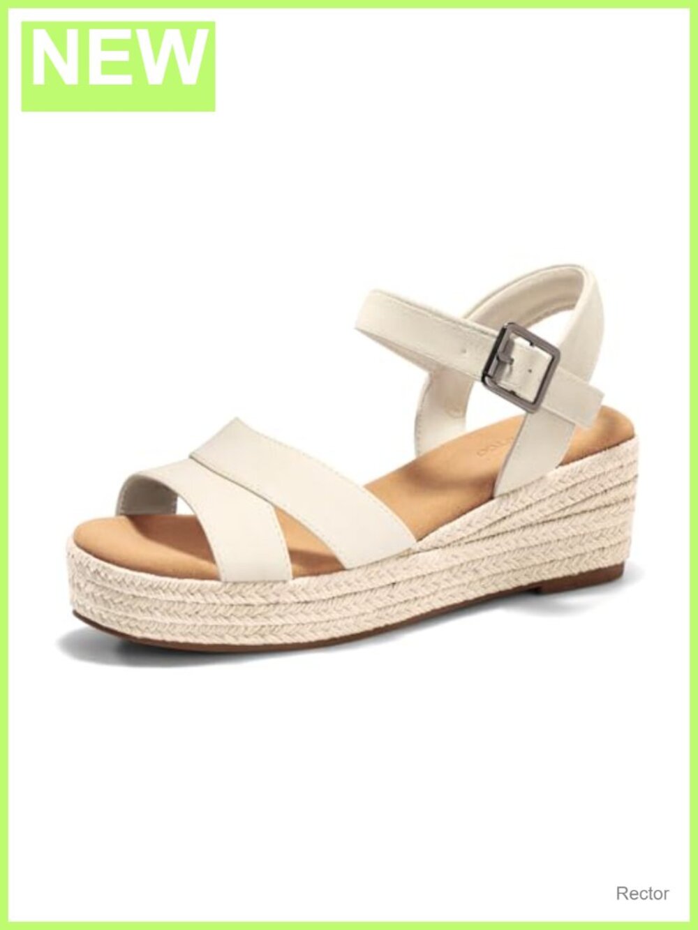 Womens Espadrille Wedge Platform Sandals Open Toe Ankle Strap Summer Shoes